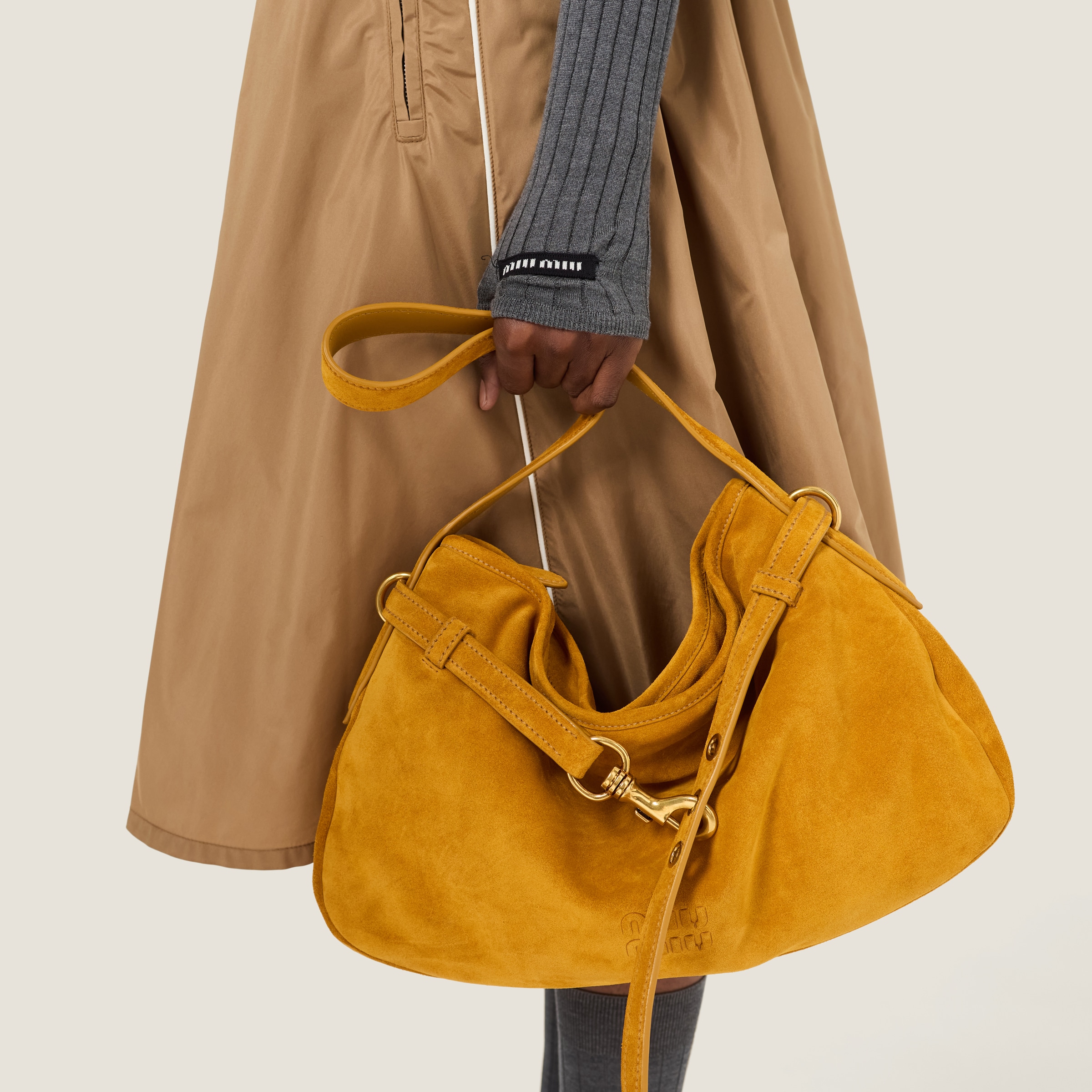 Miu Miu Technical Silk Dress