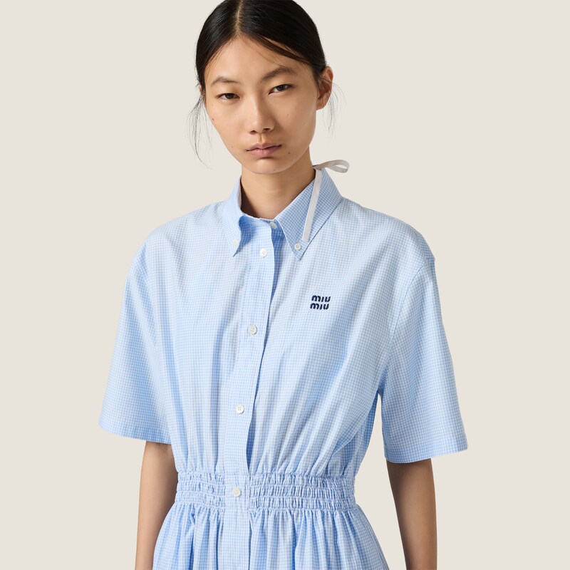 Gingham check dress