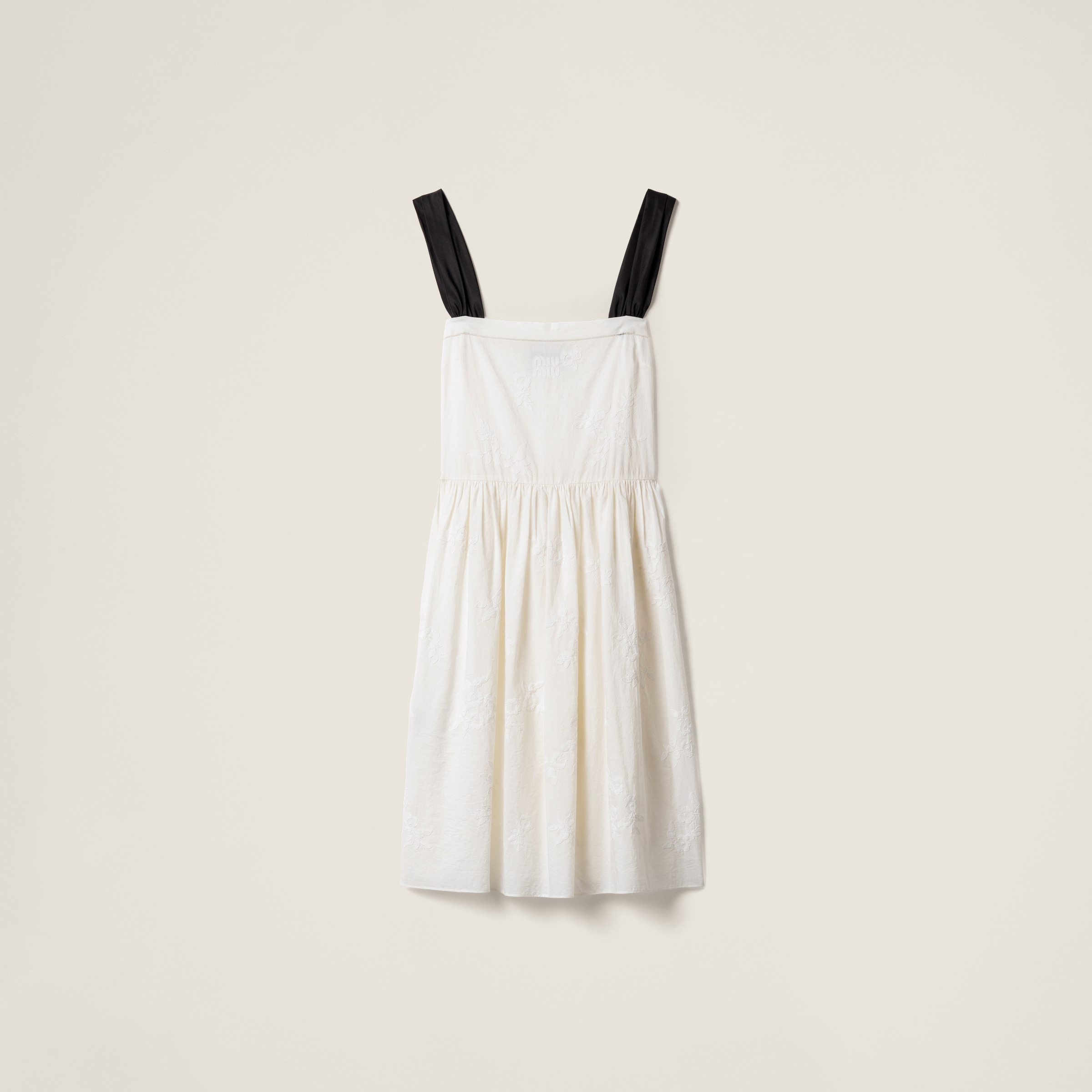 Miu Miu Embroidered Batiste Dress