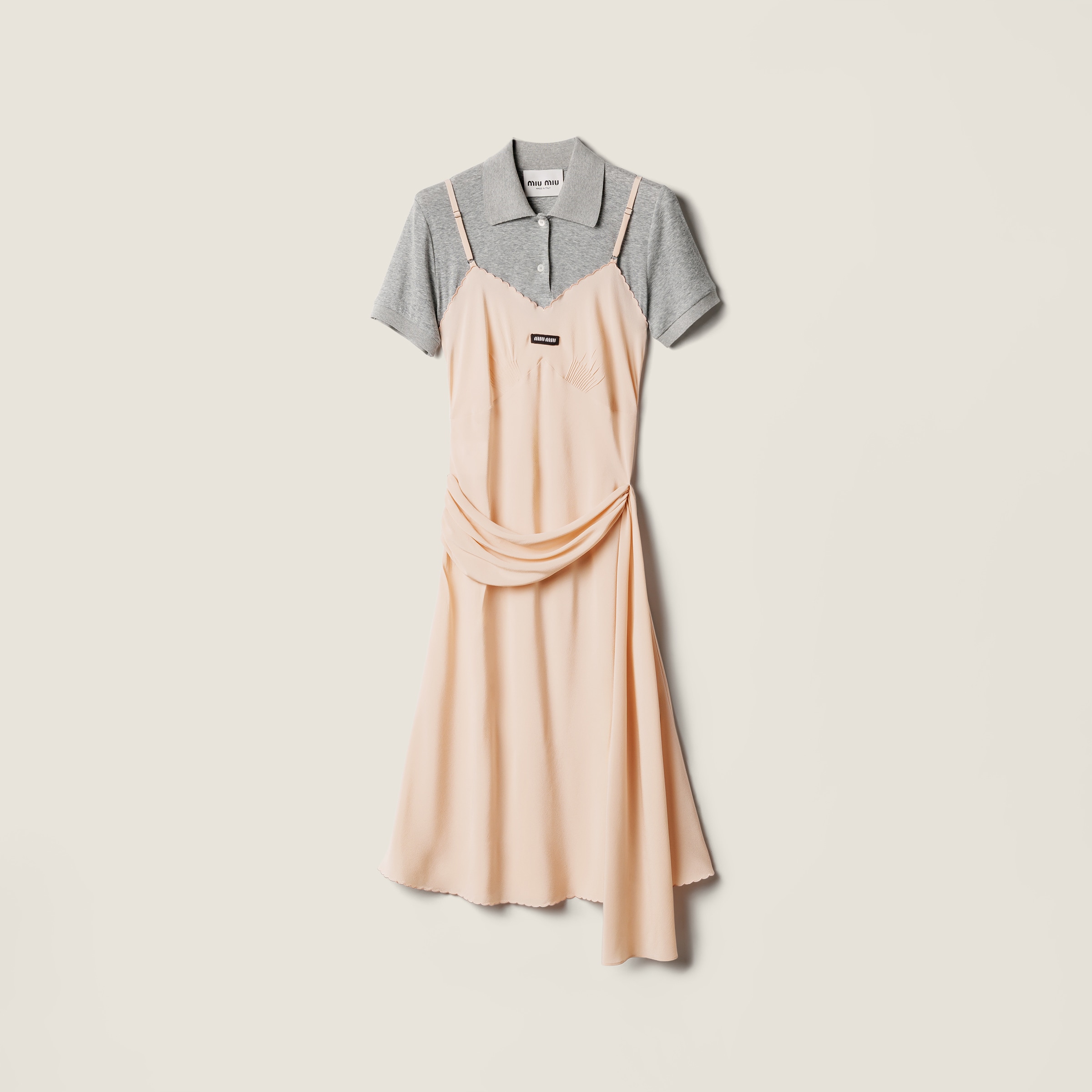 Miu Miu Marocain Crepe Dress