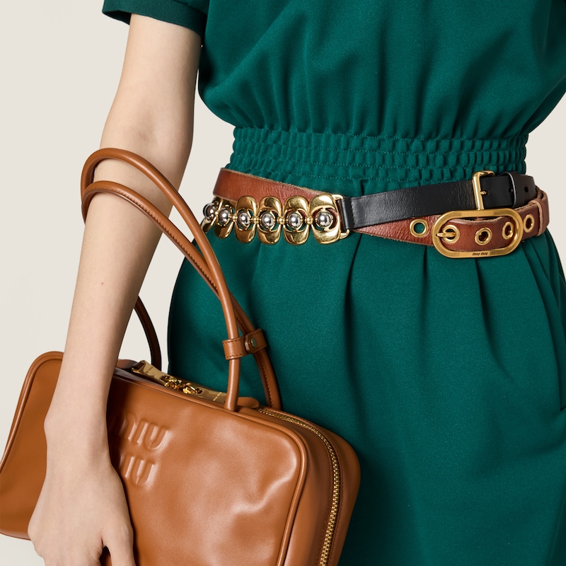 Technical jersey mini-dress