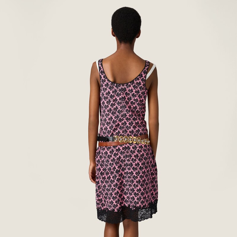 Crêpe de chine mini-dress