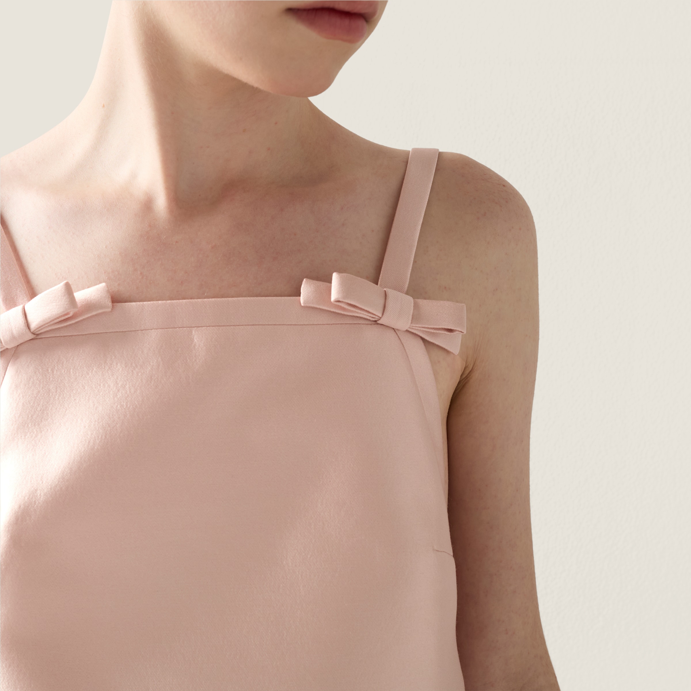 miu miu pink mini dress Miu Miu Striped off-the-shoulder Shirt Mini Dress | Pink