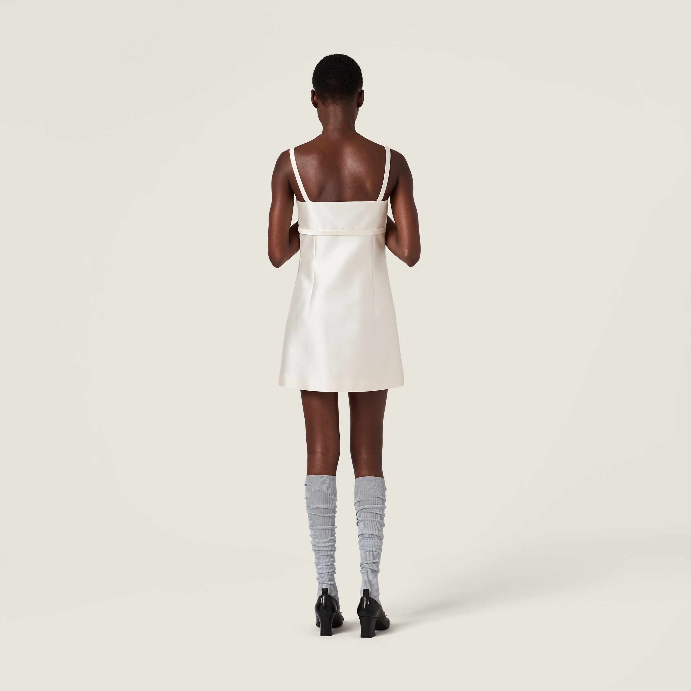 white bell sleeve mini dress BELL SLEEVE TIERED MINI DRESS IVORY | WOMENS DRESS