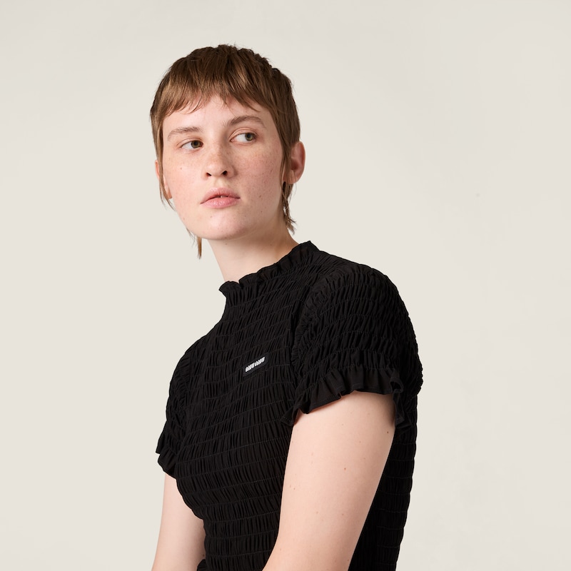 Georgette mini-dress