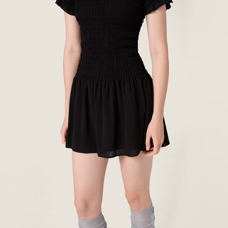 Georgette mini-dress