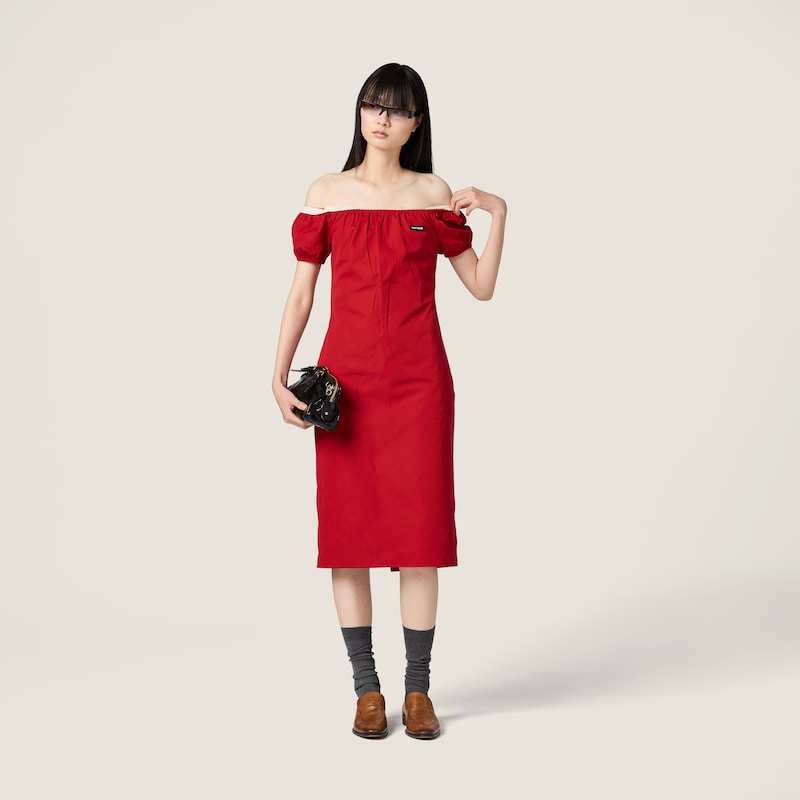 Poplin dress