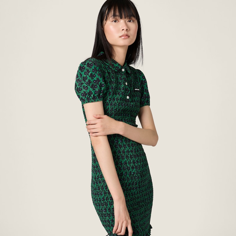 Crêpe de chine mini-dress