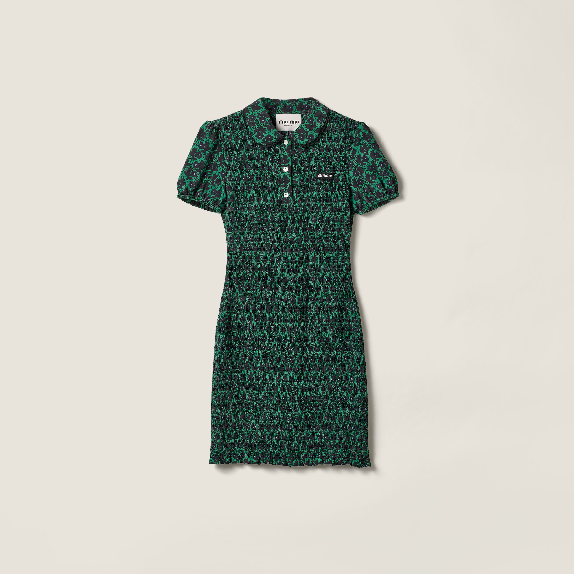 Crêpe de chine mini-dress from Miu Miu - $5,500