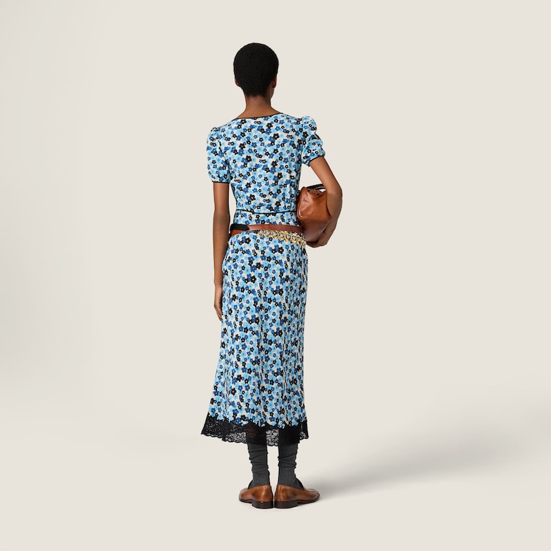 Crêpe de chine dress