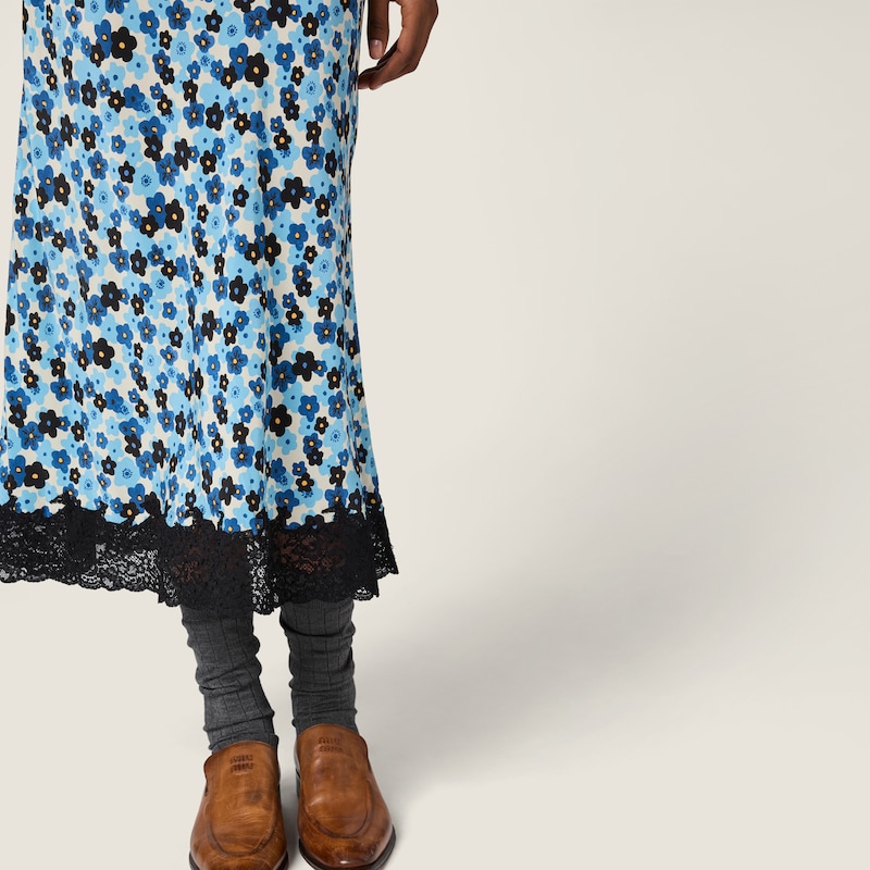 Crêpe de chine dress