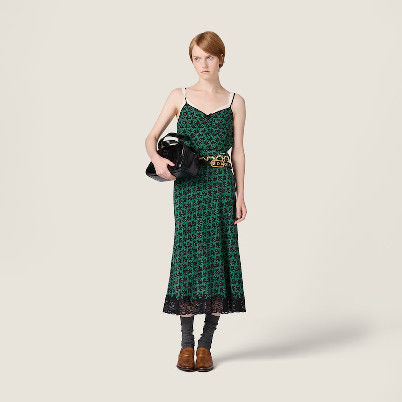 Crêpe de chine dress