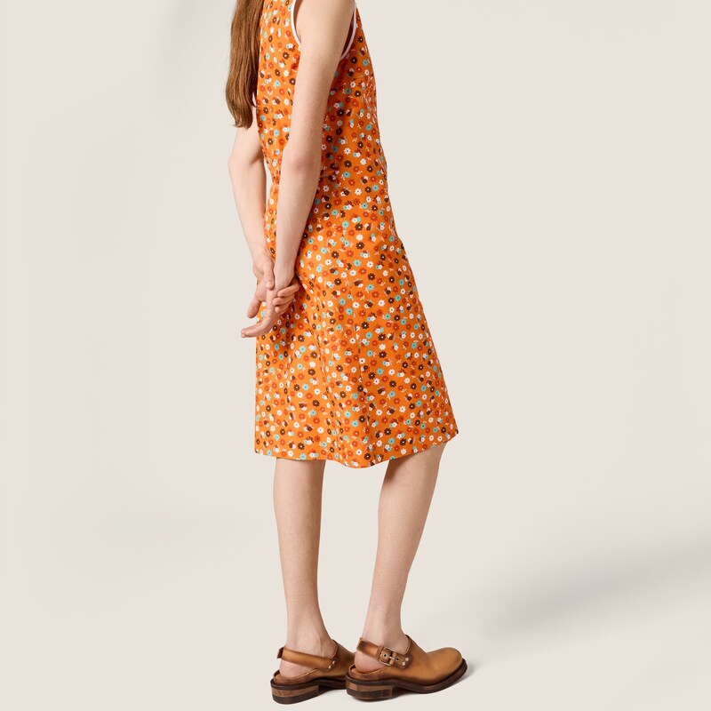 Robe portefeuille en popeline