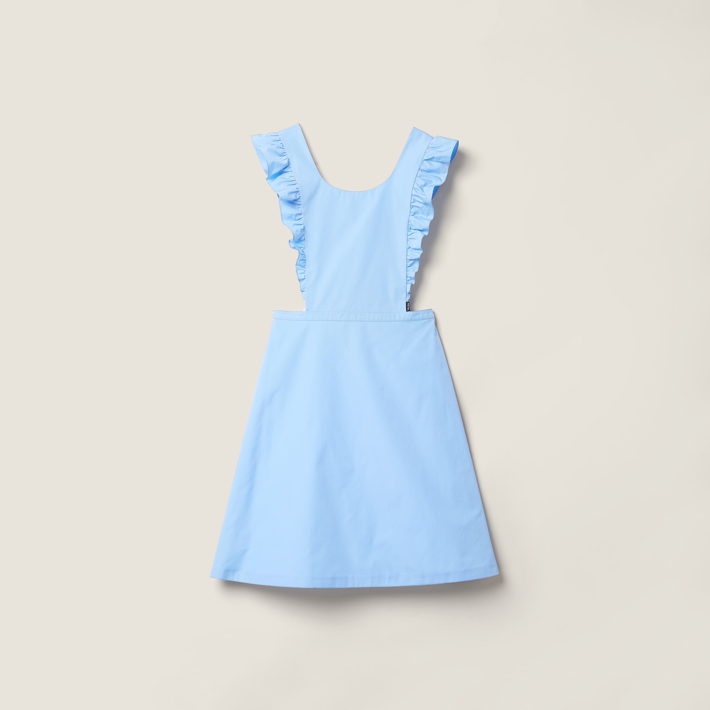 Poplin apron dress