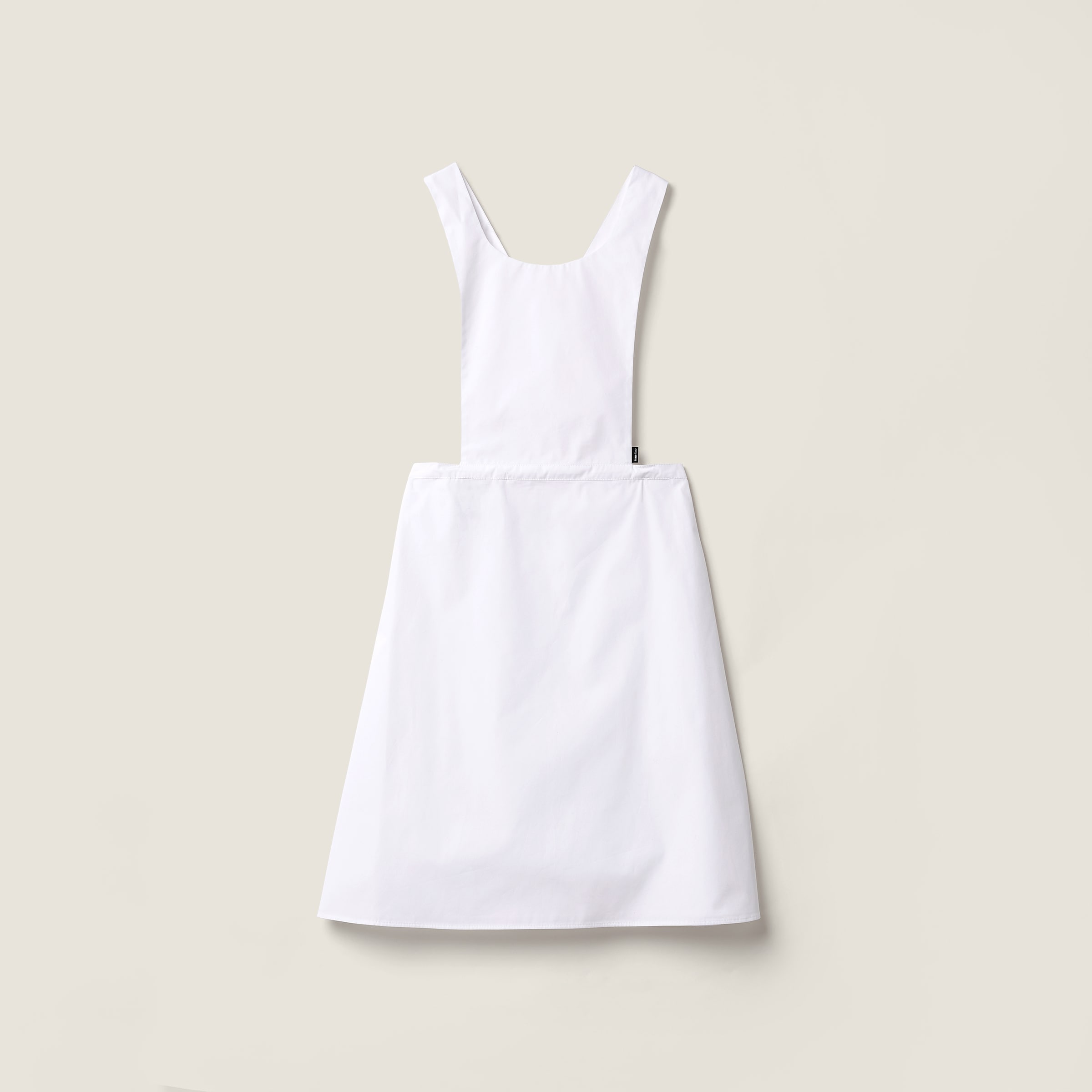 Poplin apron dress
