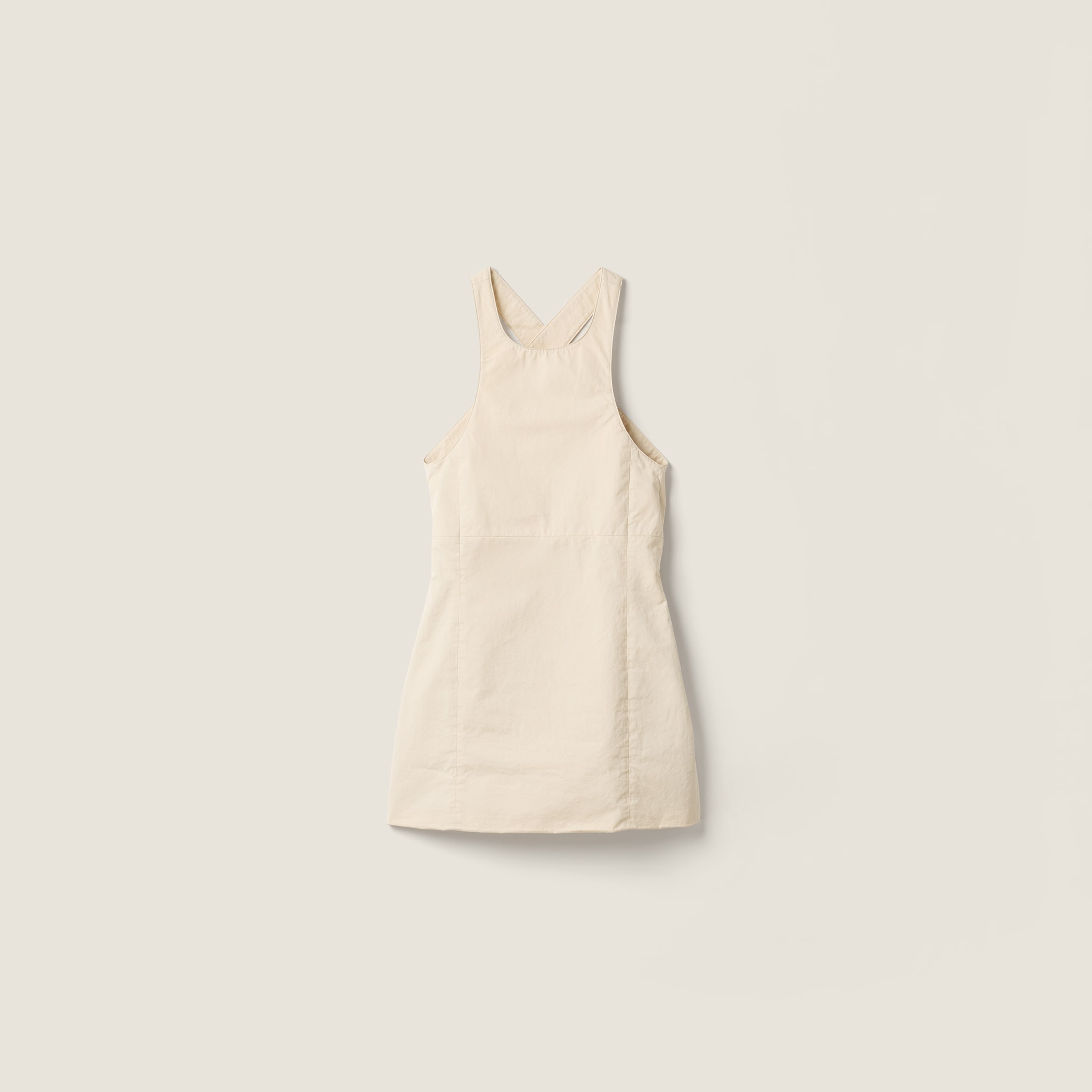 Old gabardine mini-dress