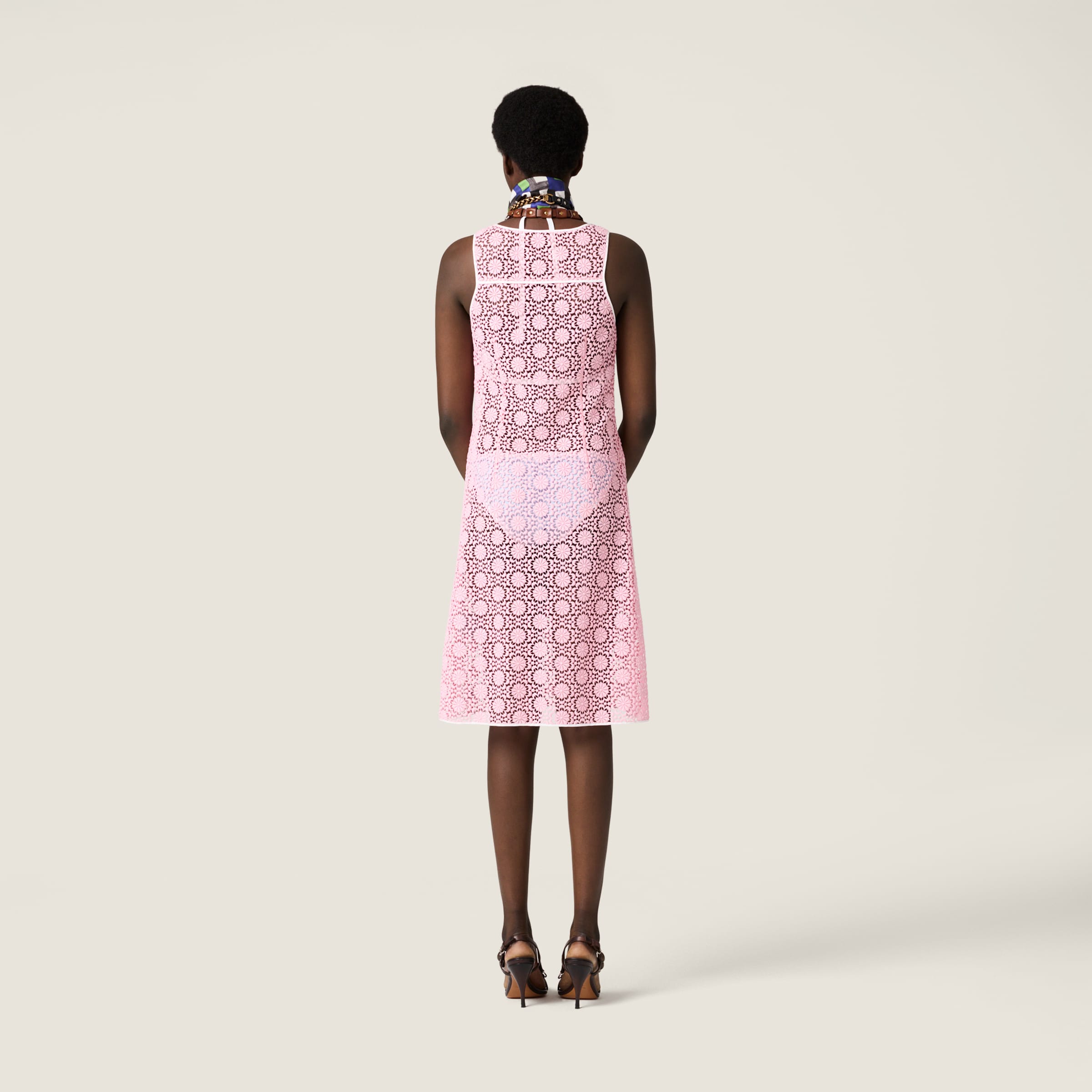 miu miu dress pink Silk Summer by Miu Miu it moves easily between casual dressing polished daytime wardrobe. 2020 Long Dress