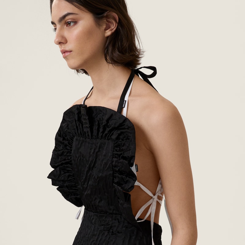 Cloqué duchesse dress