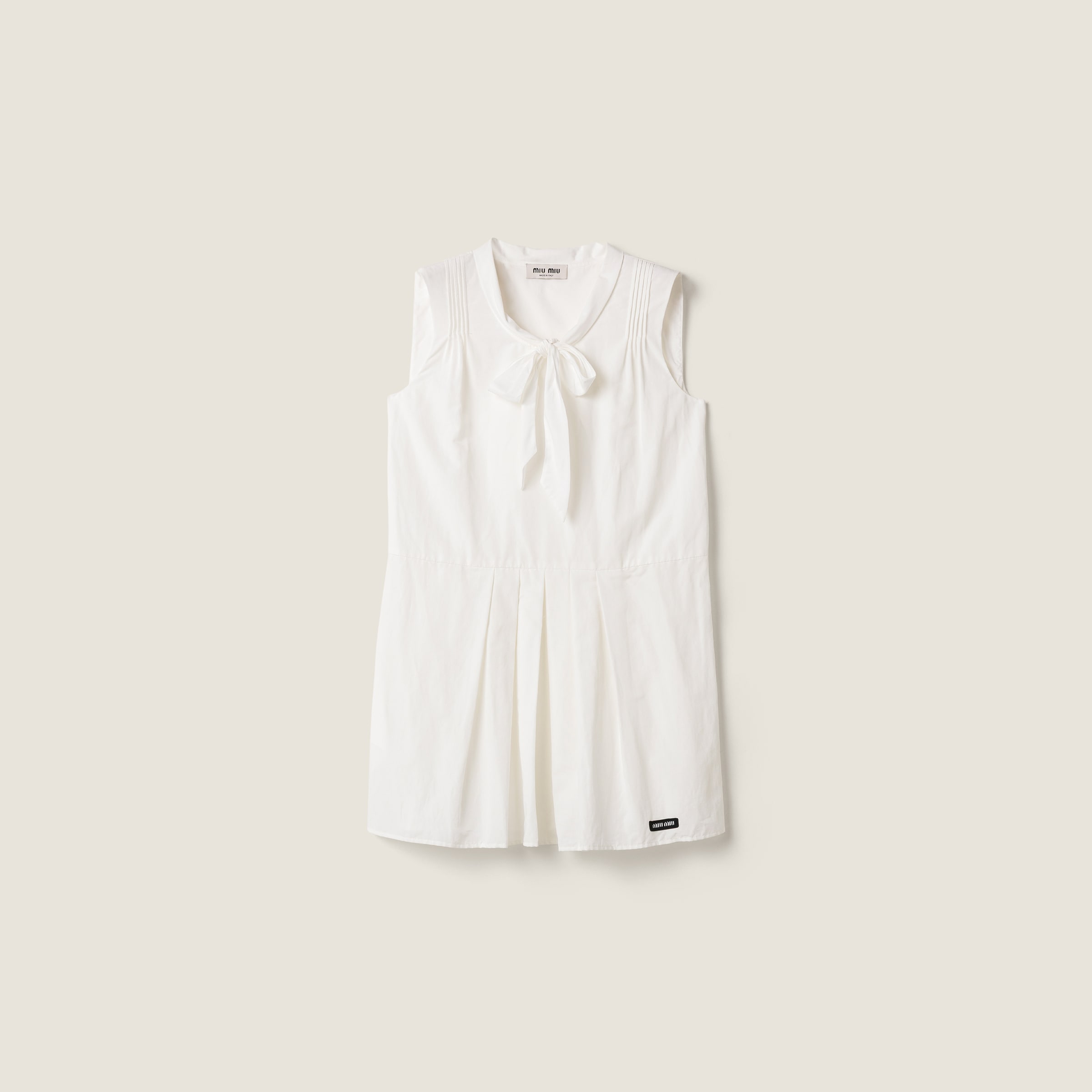 Slubbed poplin dress from Miu Miu - $3,050