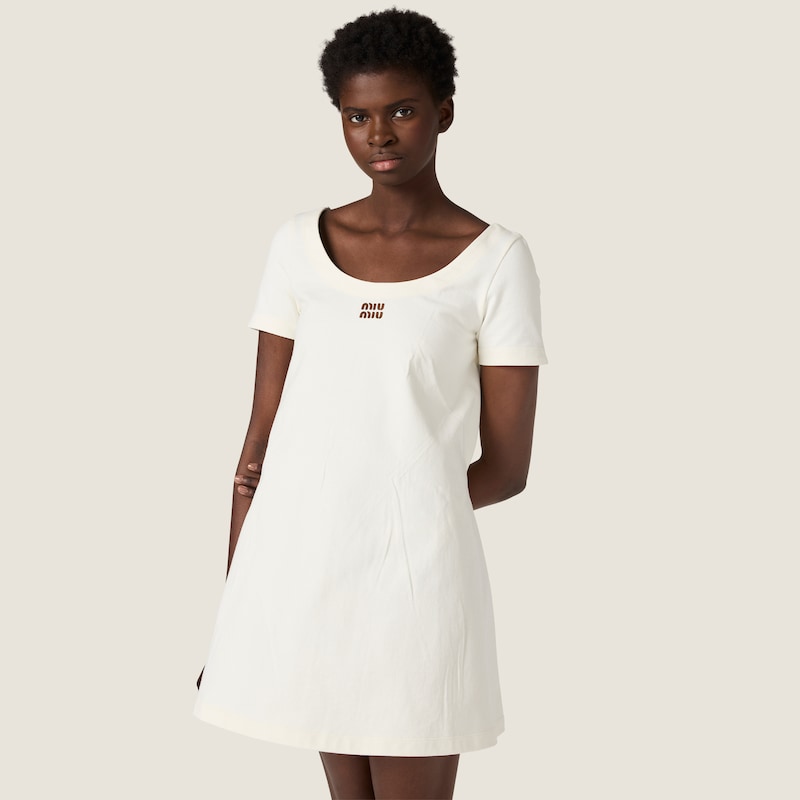 Jersey mini-dress