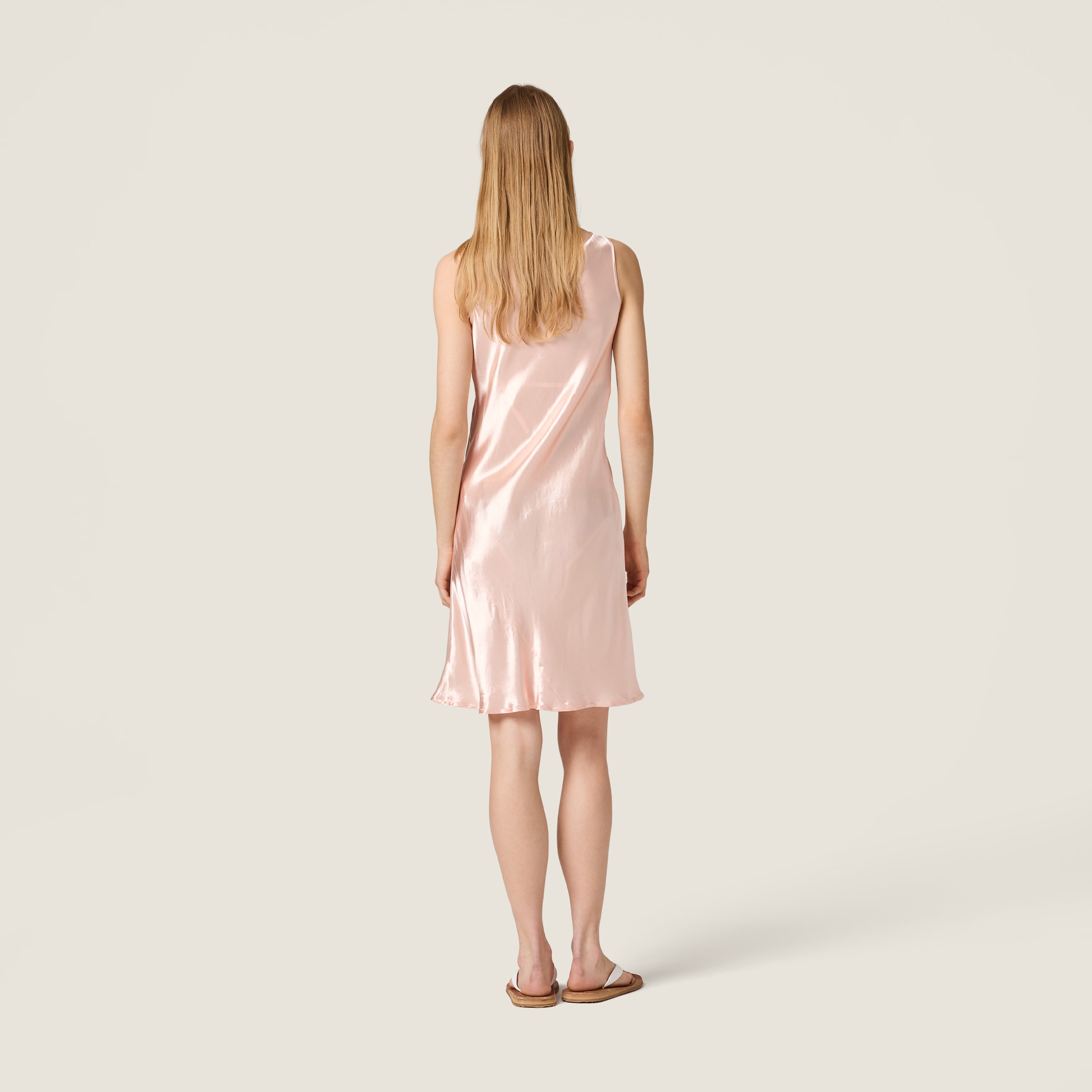 Satin midi-dress - thumbnail 3