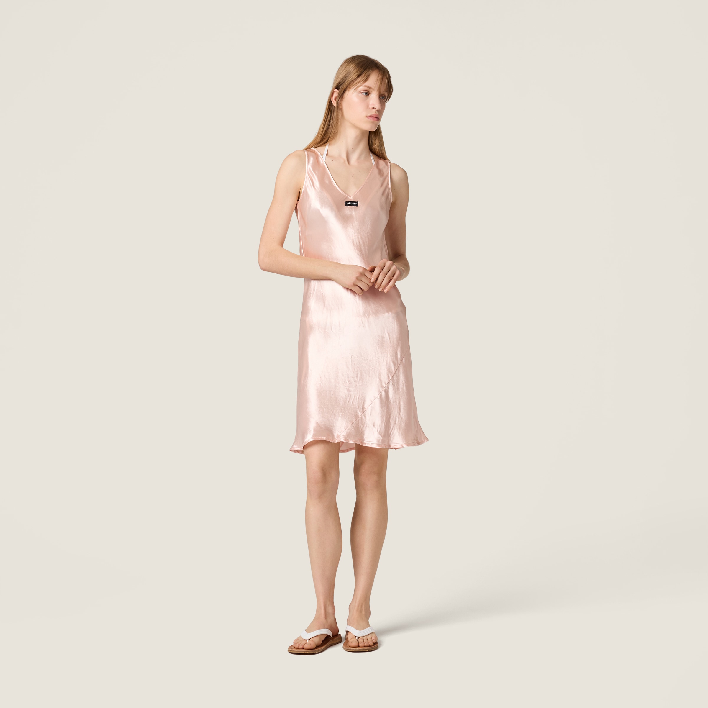 Satin midi-dress - thumbnail 2