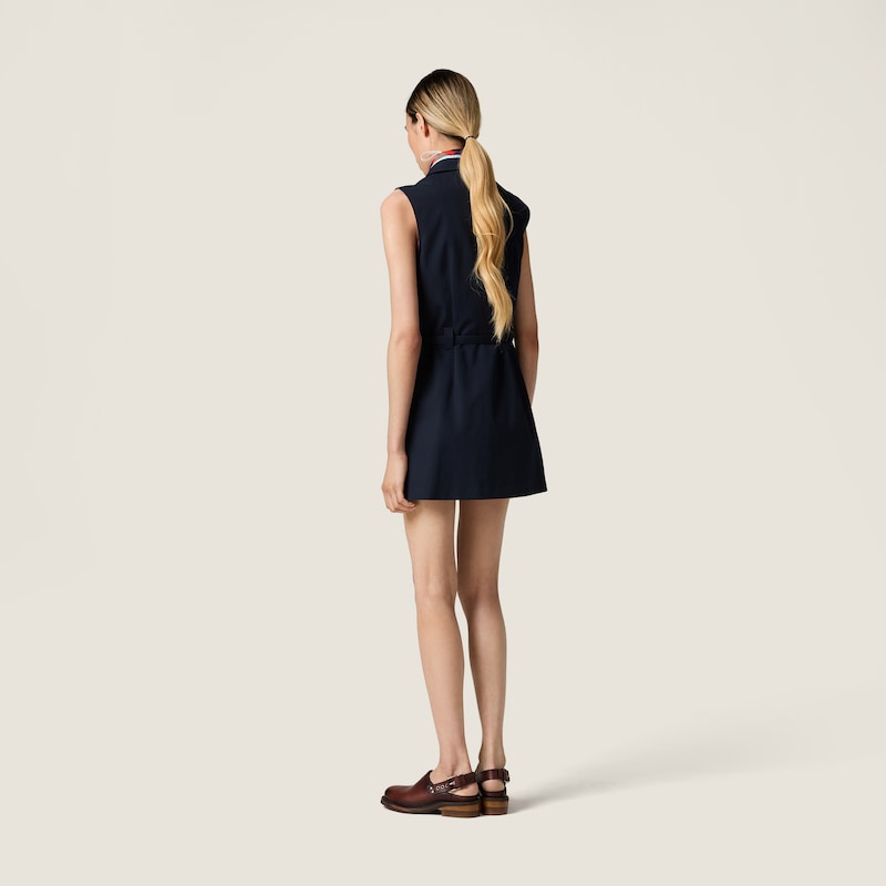 Poplin mini-dress