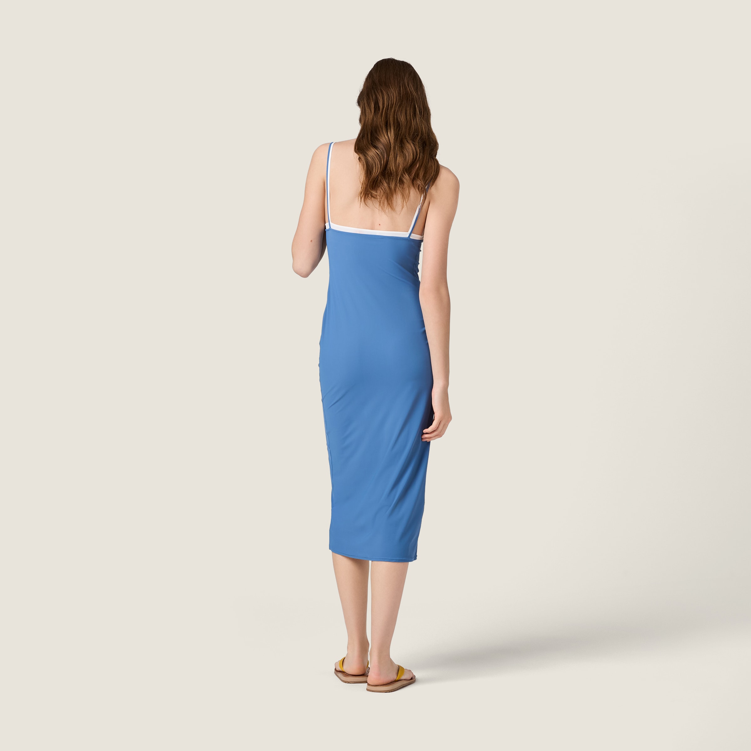 Stretch jersey midi-dress - thumbnail 3