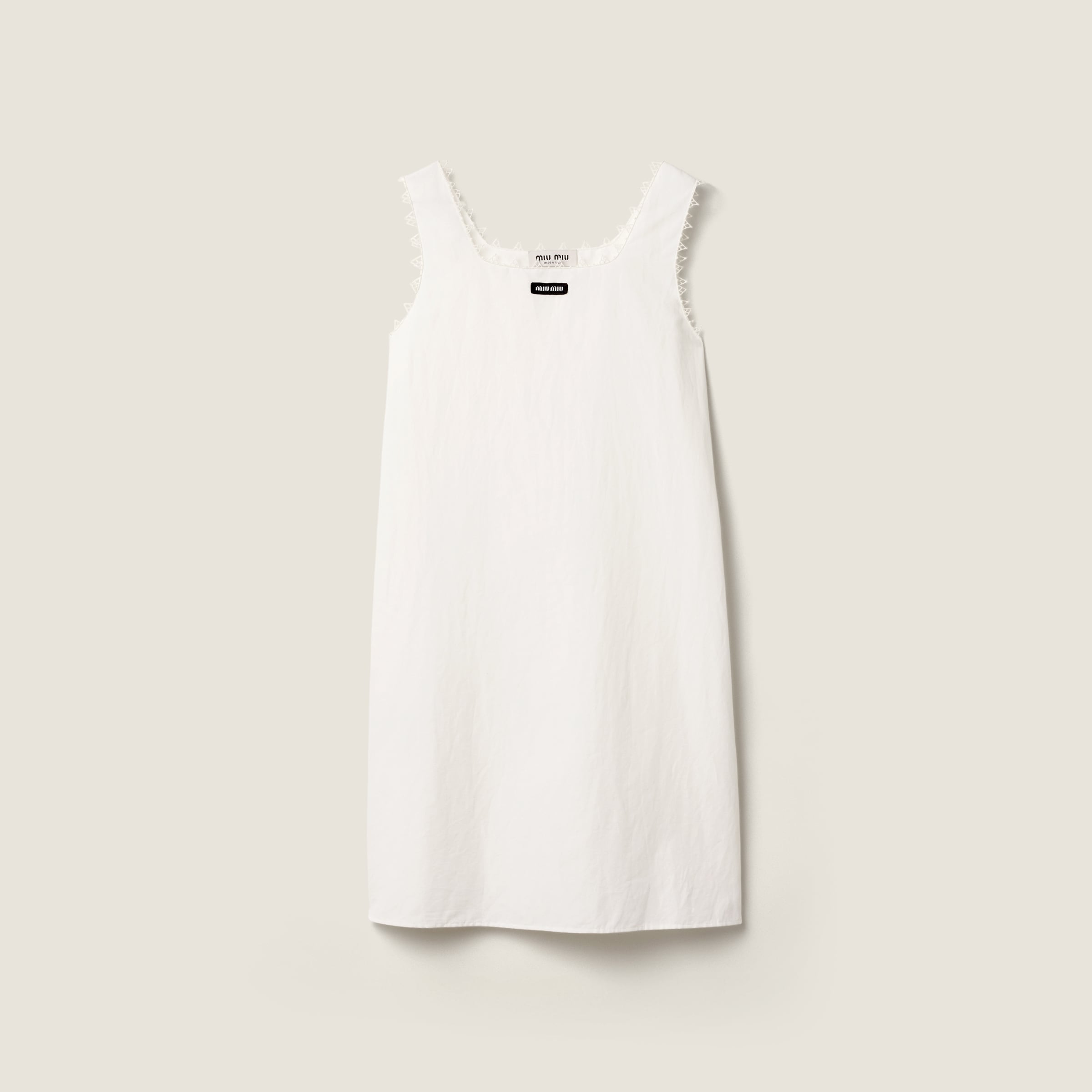 Slubbed poplin dress from Miu Miu - $2,750