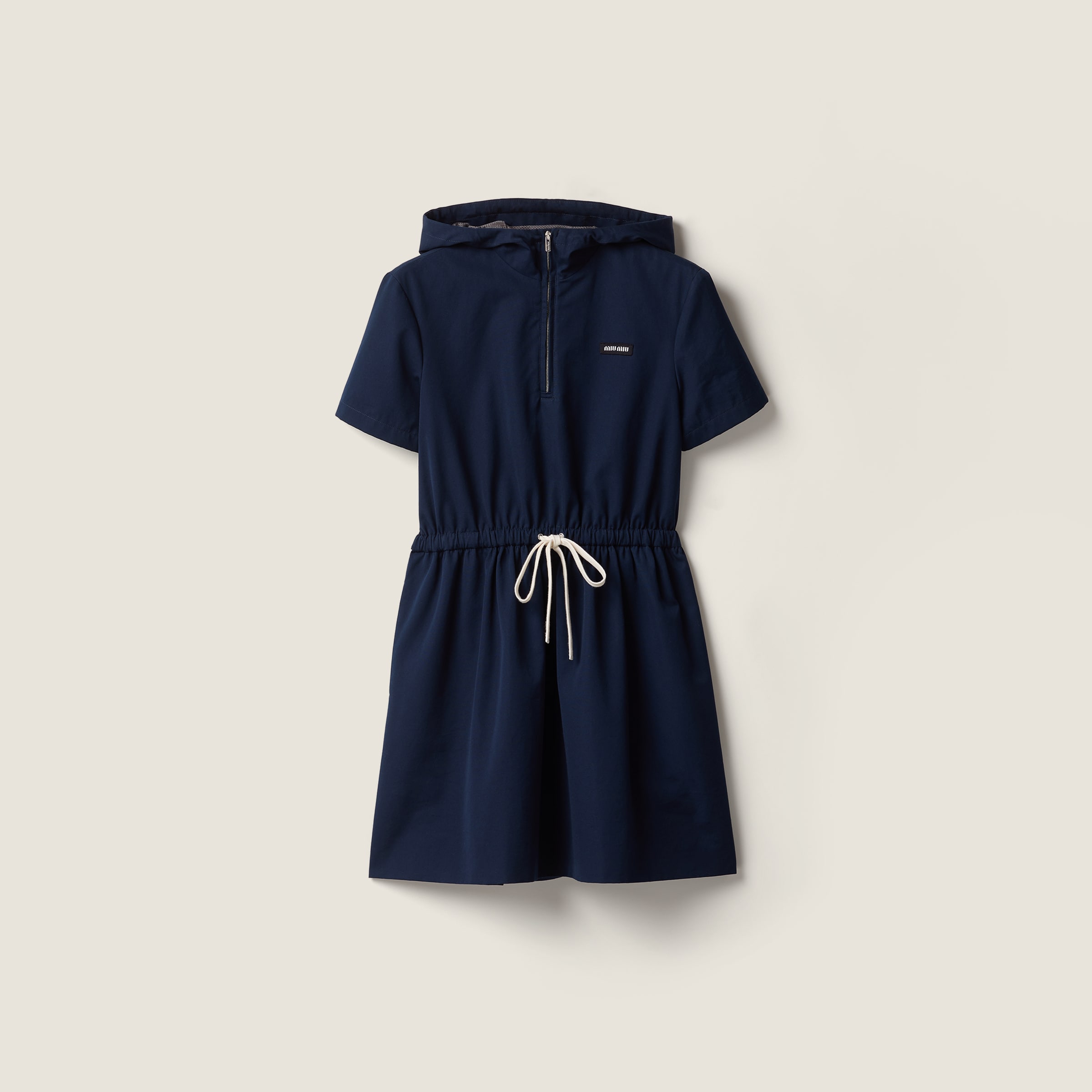 Hooded poplin dress from Miu Miu - $2,950