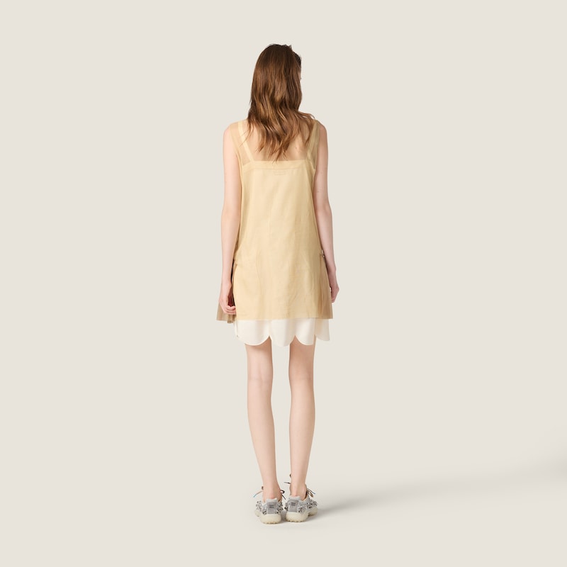 Embellished tulle dress