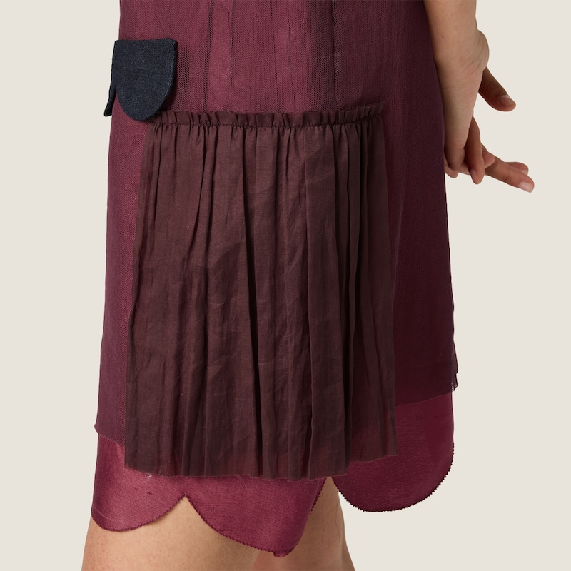 Robe en tulle ornée