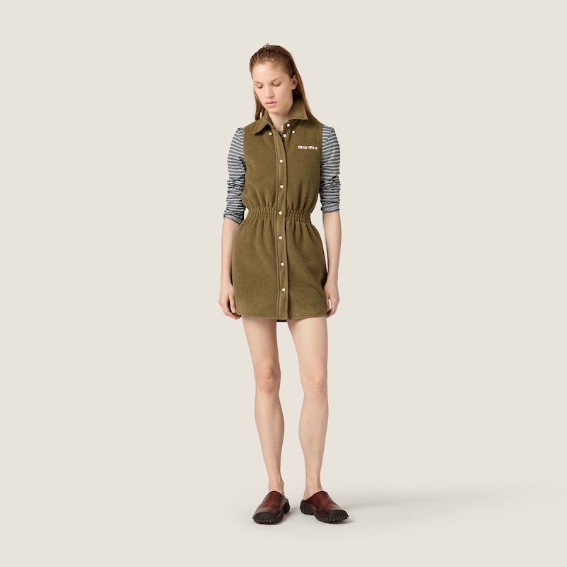 Minikleid aus Fleece