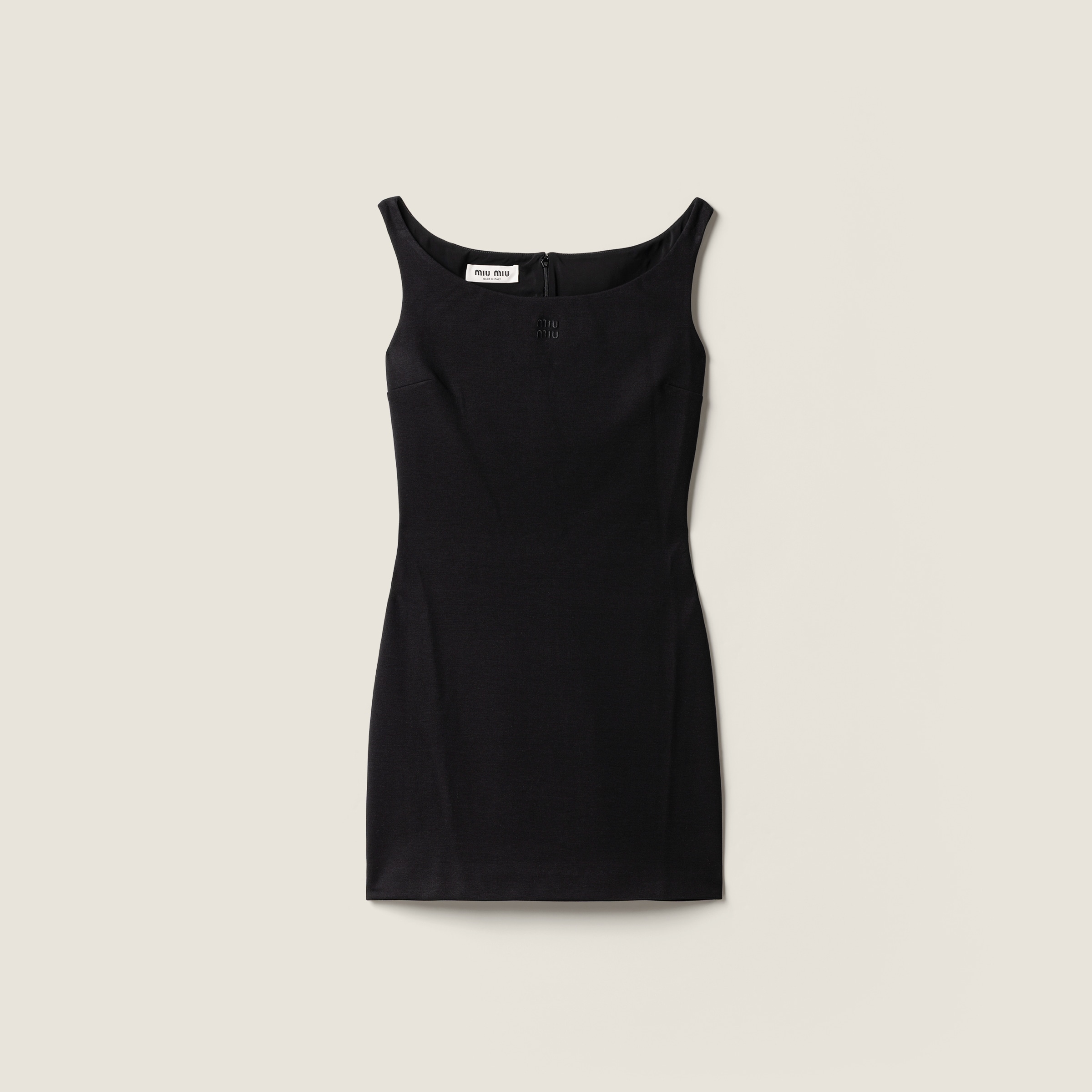 Milano rib knit dress by Miu Miu