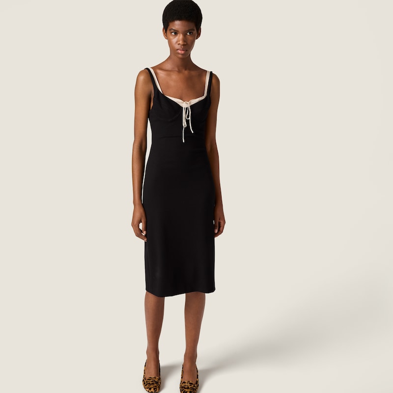 Milano rib knit dress