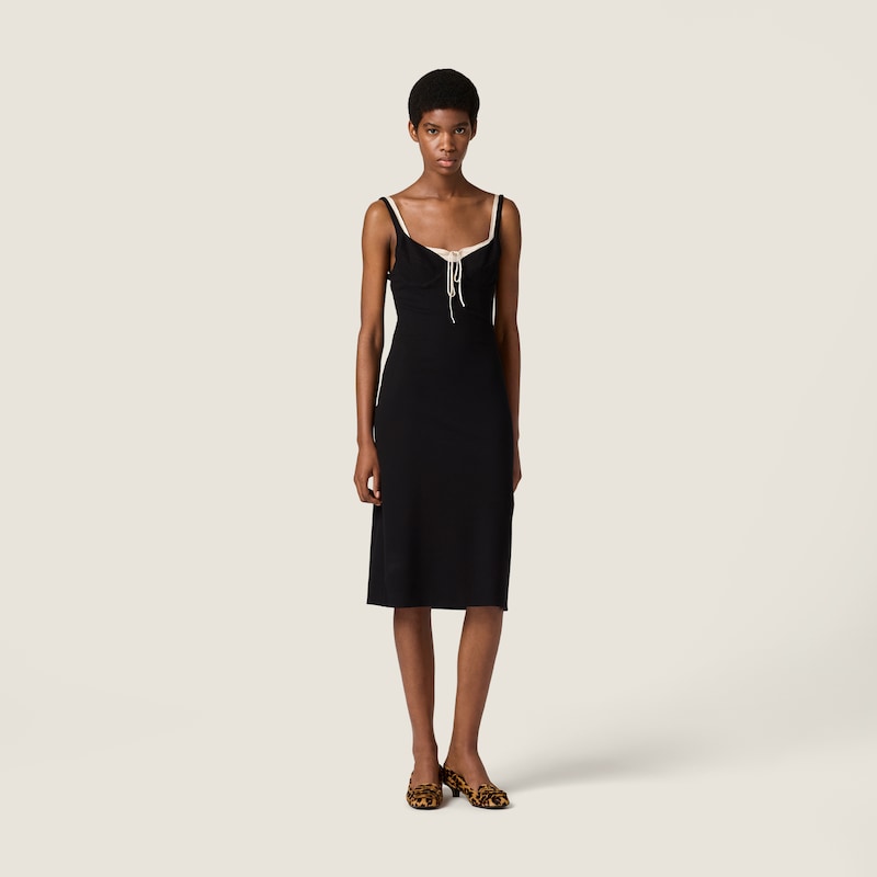 Milano rib knit dress