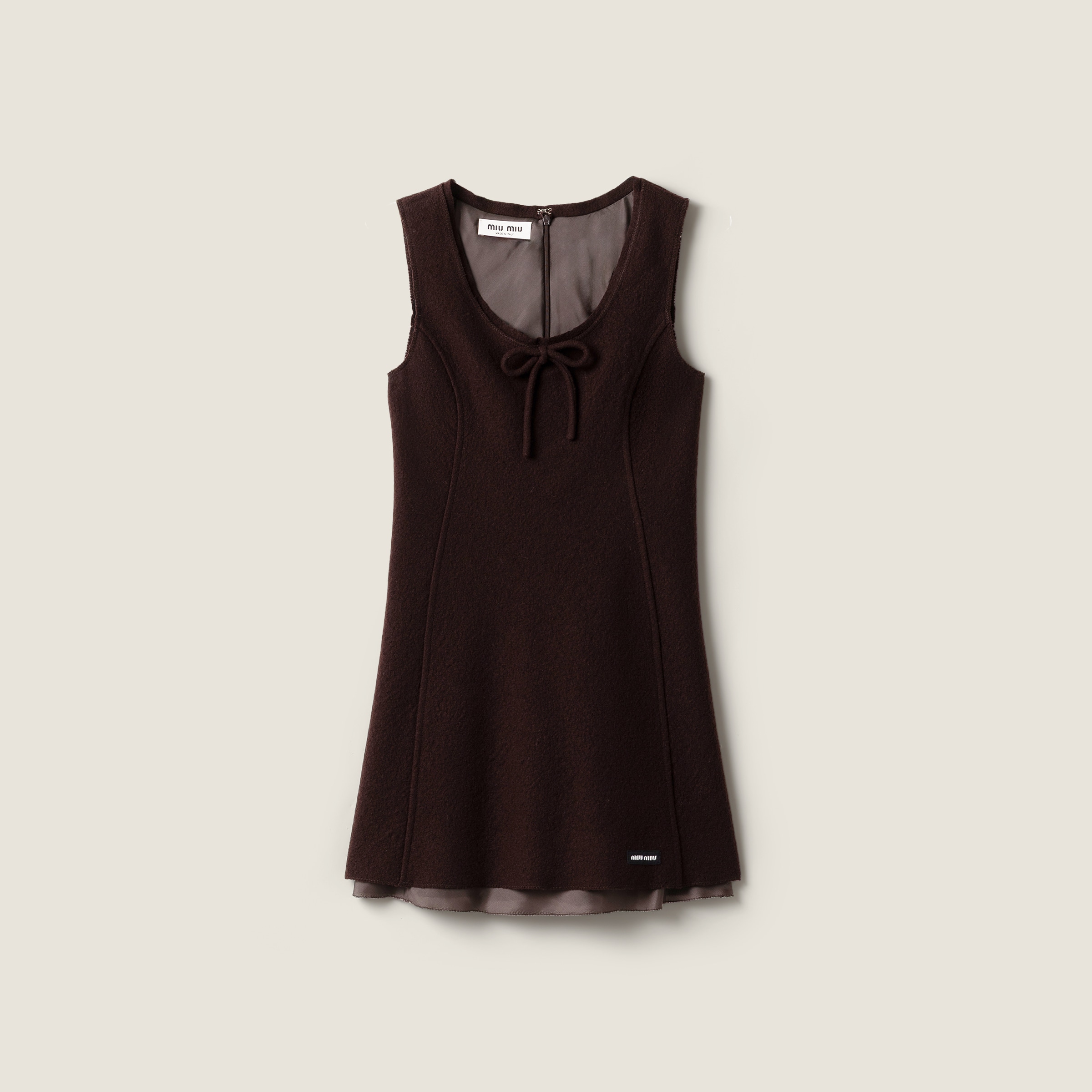 Felted wool dress by Miu Miu