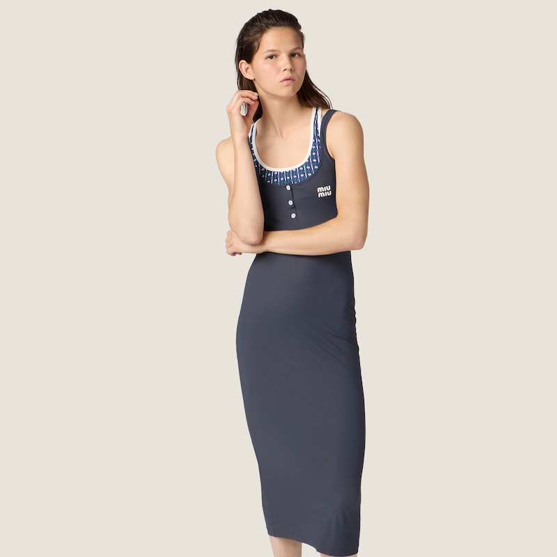 Stretch jersey dress