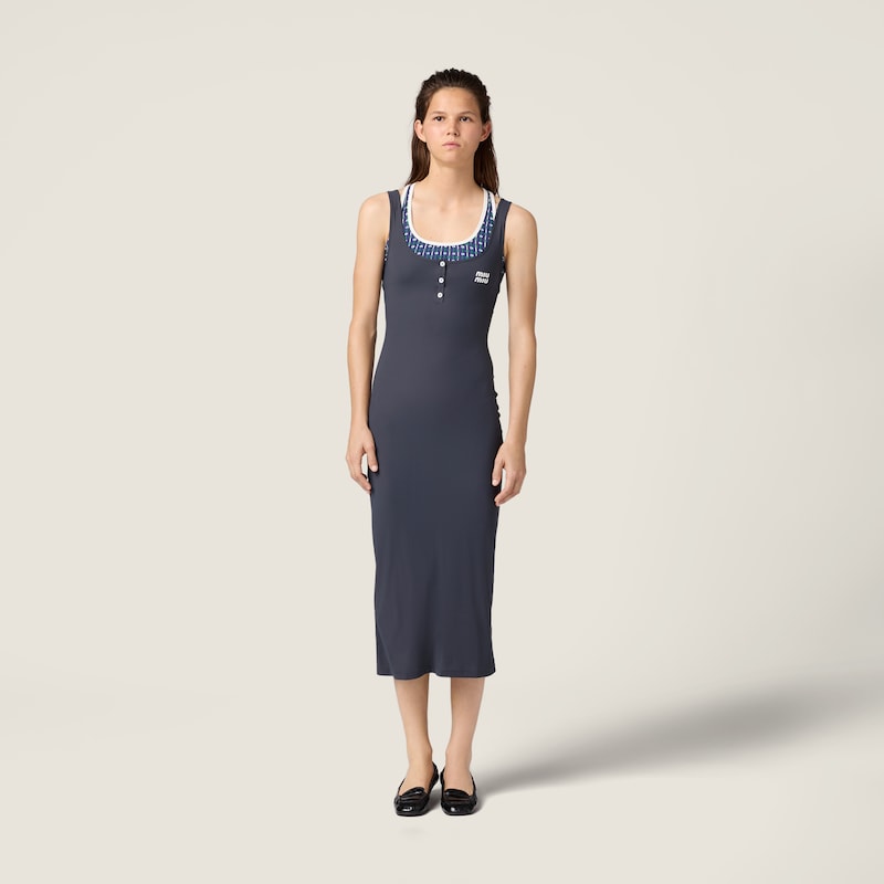 Stretch jersey dress