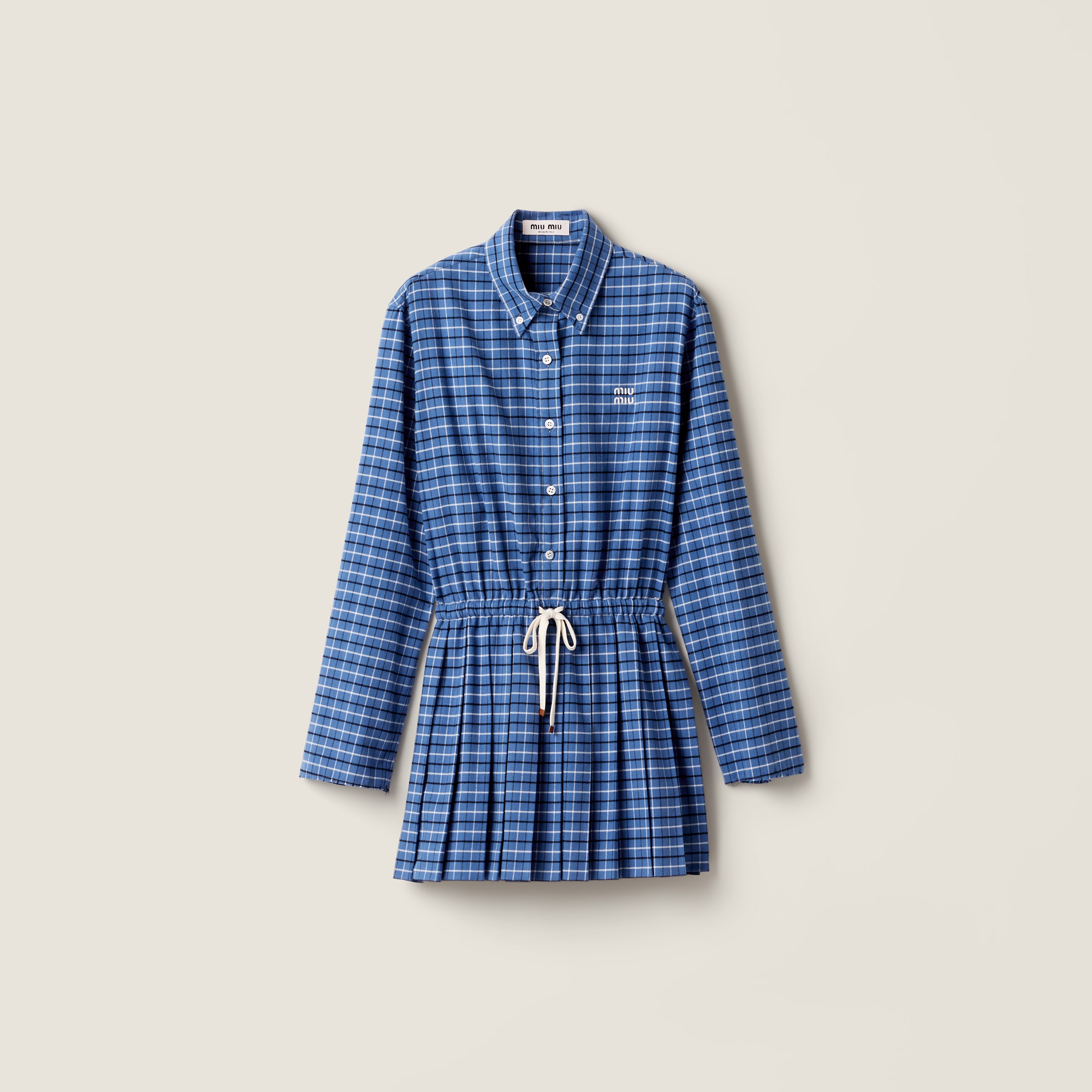 Flannel dress by Miu Miu