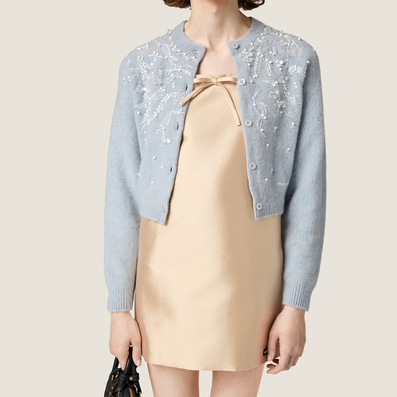Silk and wool dress