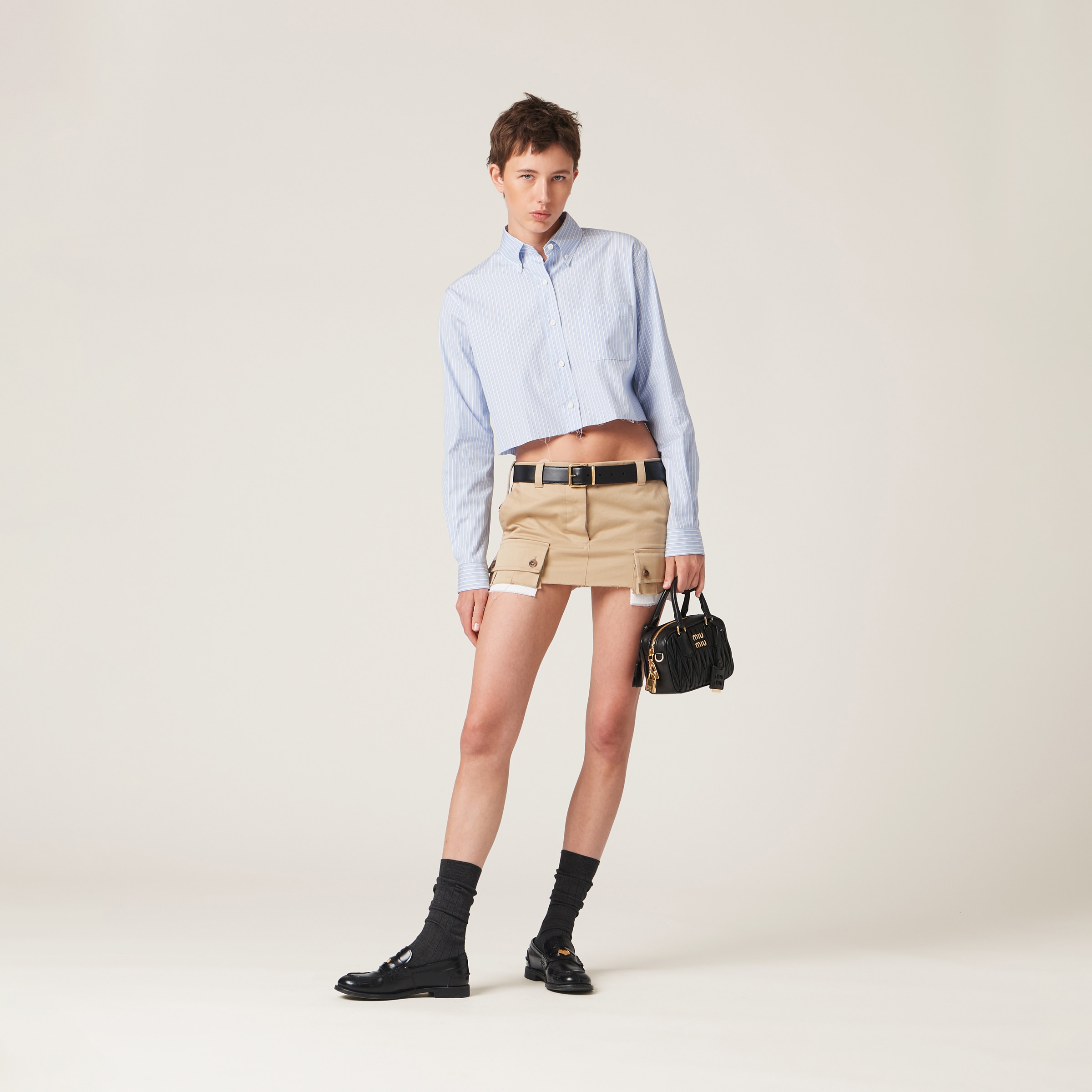 Cord Chino Skirt | Miu Miu