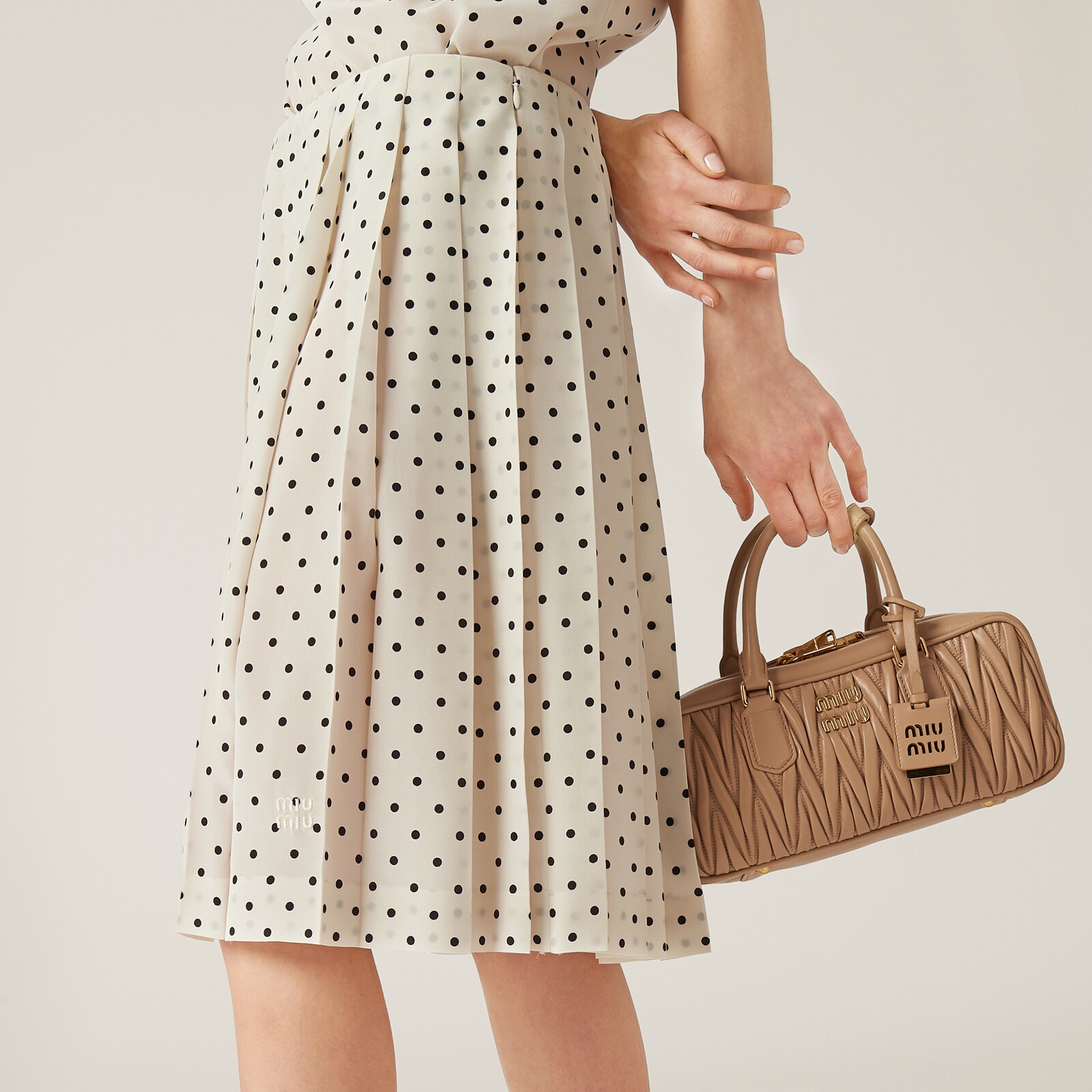 MIUMIU POLKA DOT SKIRT 269509