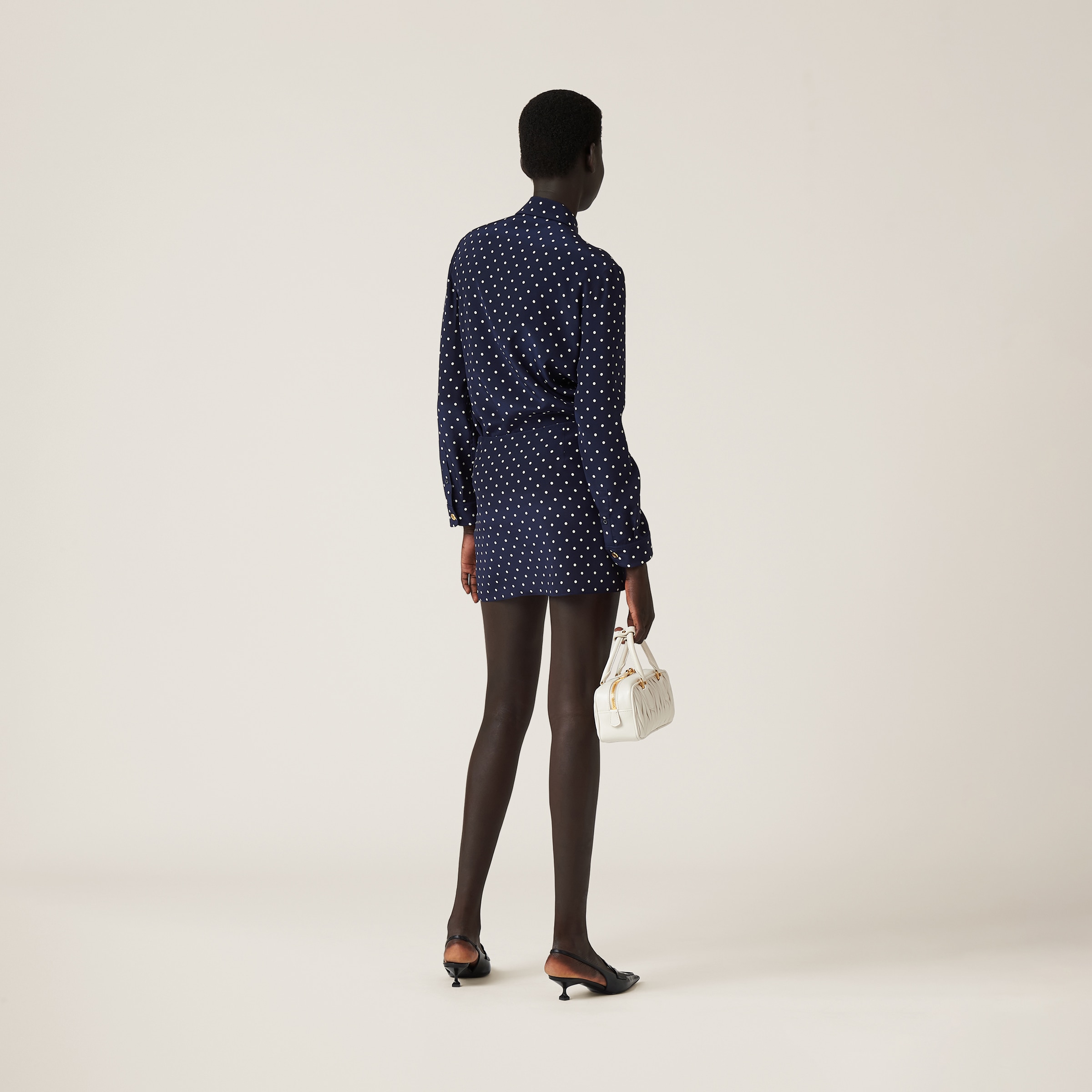 ミニスカート MIUMIU PRINTED CREPE MINI SKIRT Skirts For Women | Miu Miu