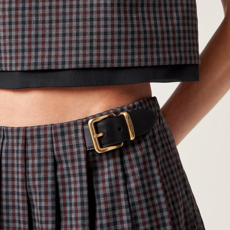 Maru FW Check Skirt