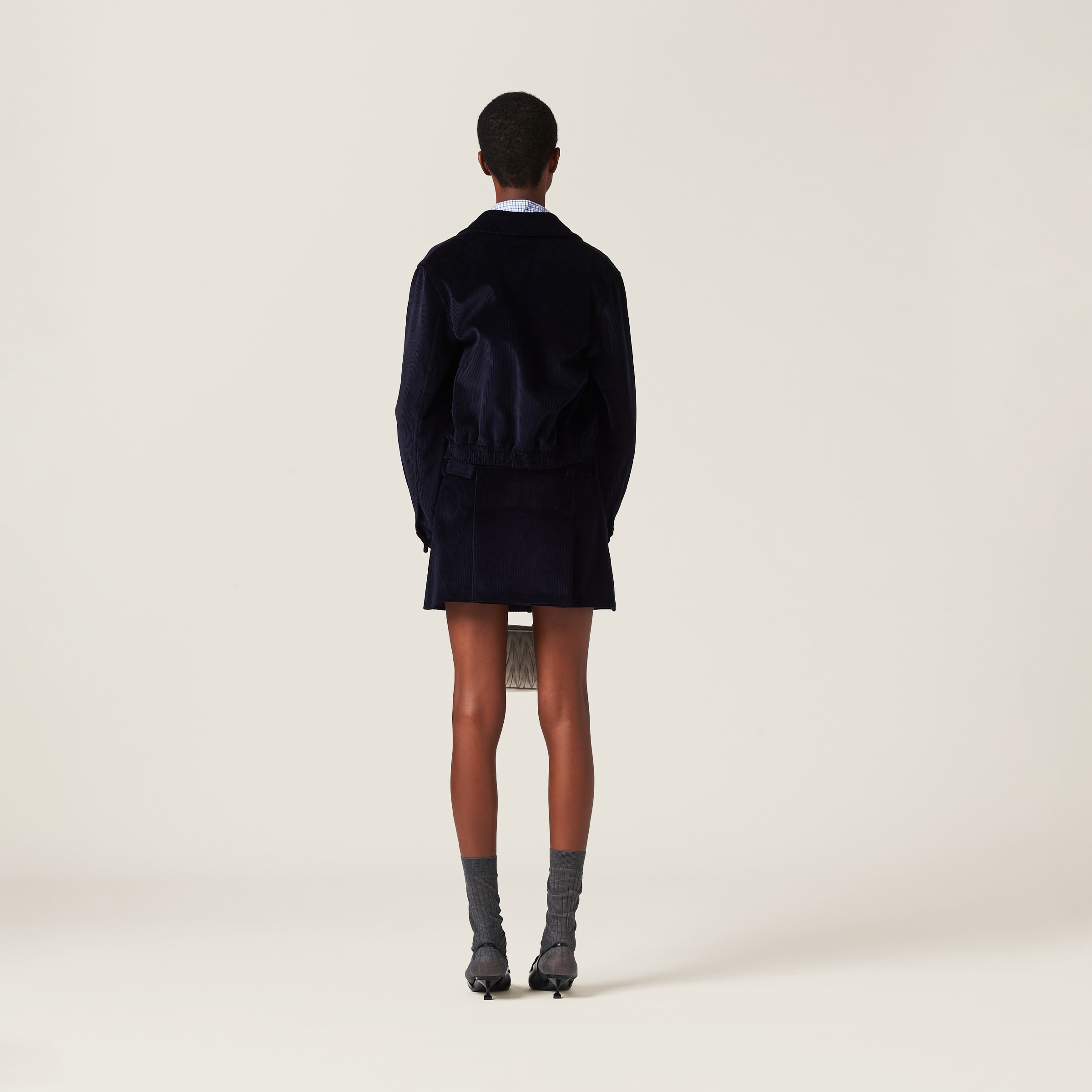 MIU MIU CORDUROY MINISKIRT