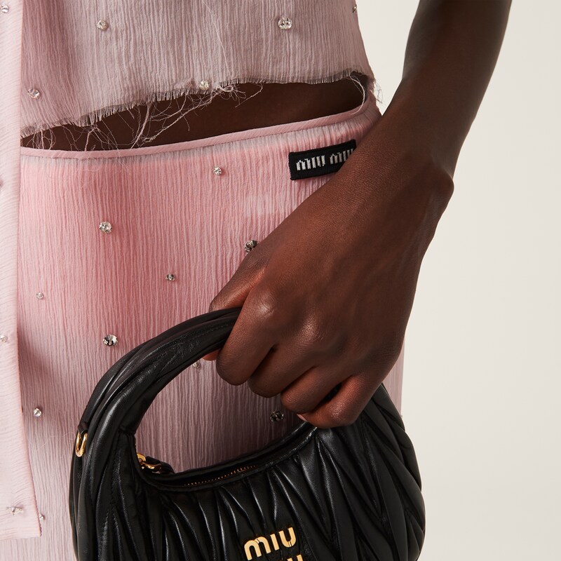 刺绣雪纺半身裙