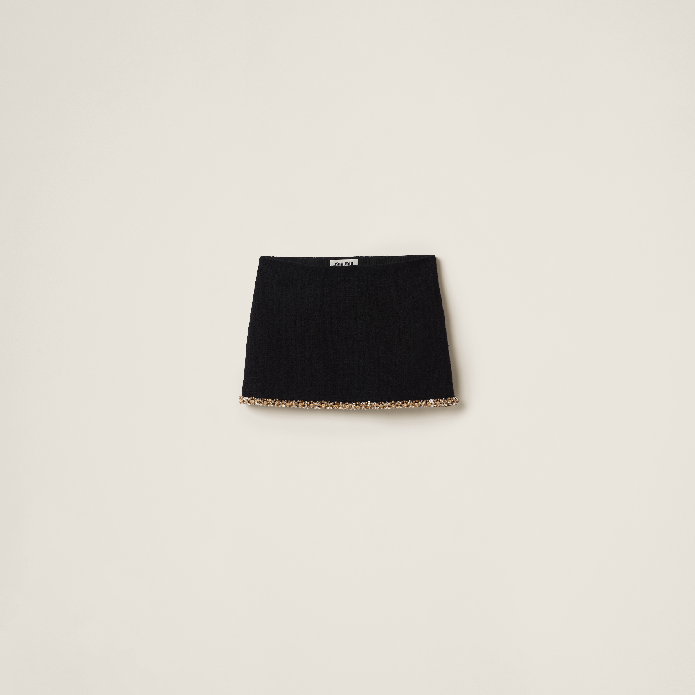 Miu Miu Women Tweed Miniskirt