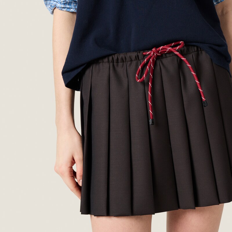 Gonna in batavia plissé