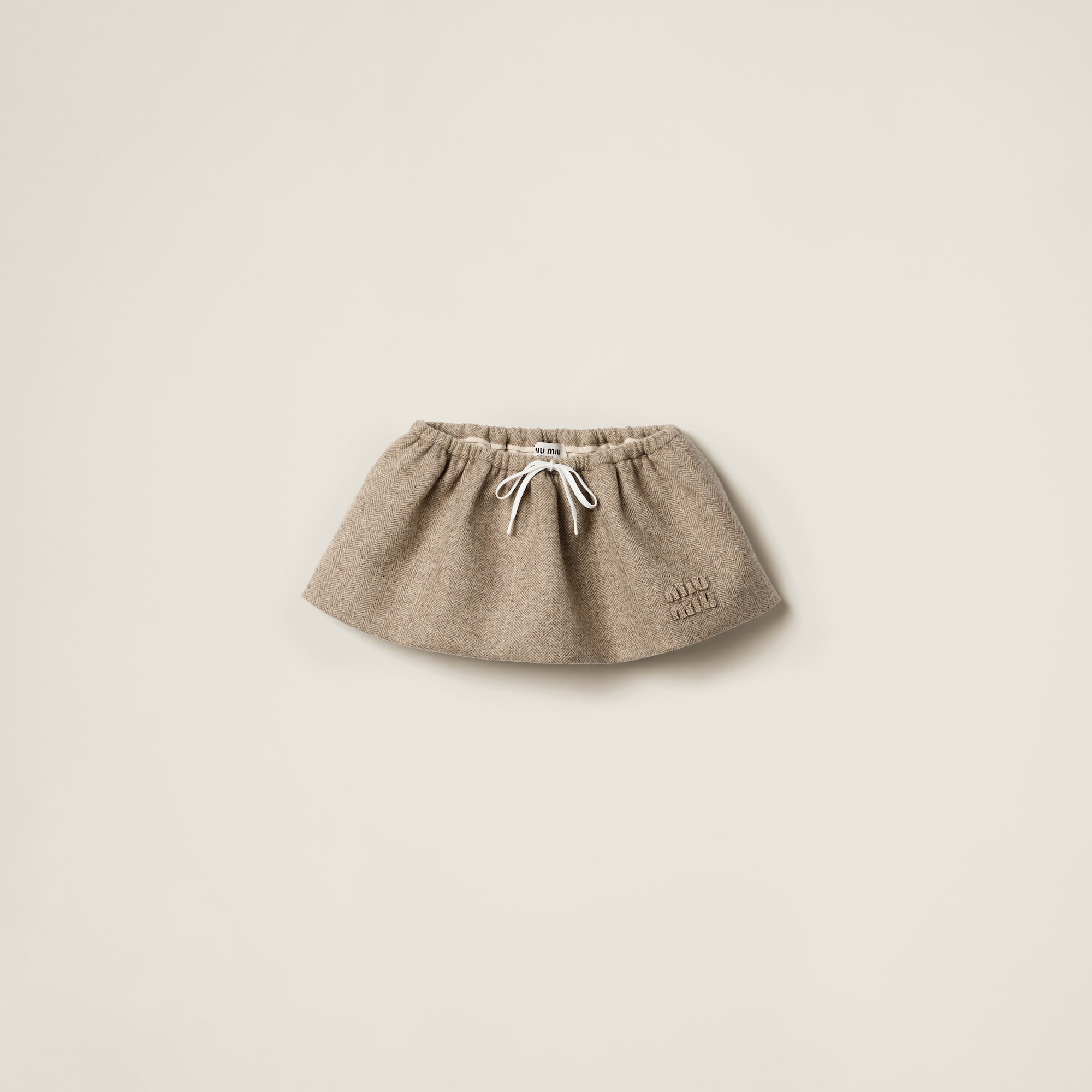 MIU MIU Chevron miniskirt